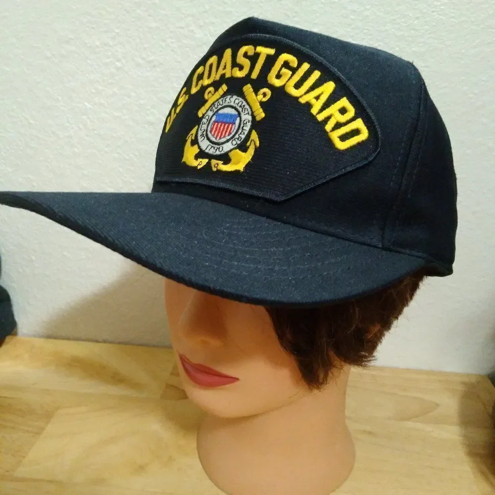Vintage Eagle Crest U.S. Coast Guard Snap Back Hat